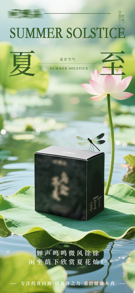 源文件下载【夏至节气海报】编号：13870031480995772