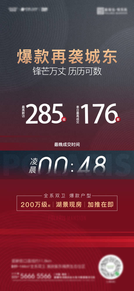 源文件下载【享设计】搜索编号：60350031159841426【地产热销数据红金海报】