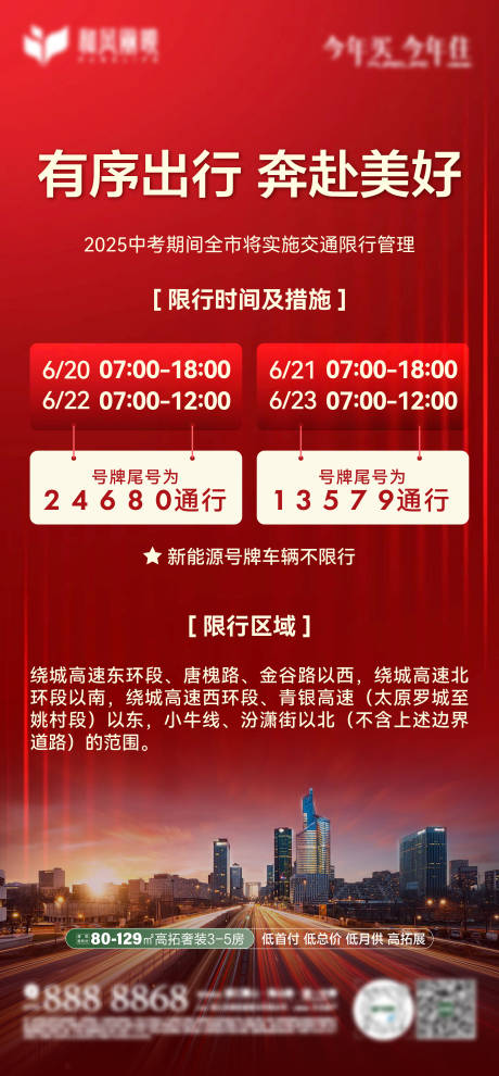 源文件下载【限行海报】编号：95060031458131571