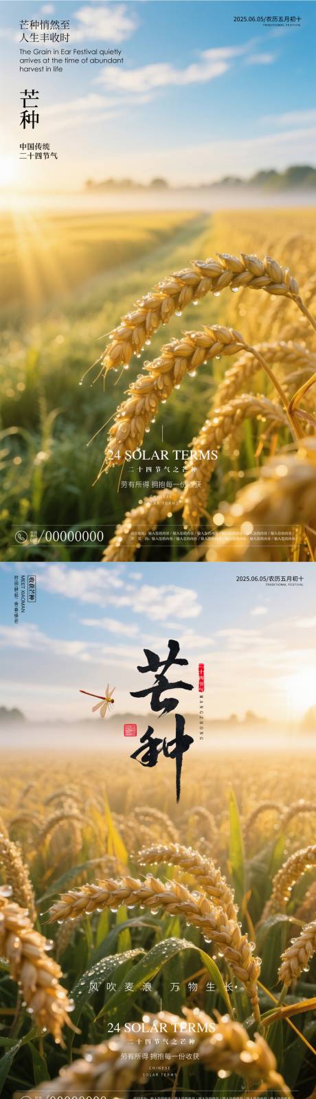源文件下载【享设计】搜索编号：12370031094375130【芒种海报】