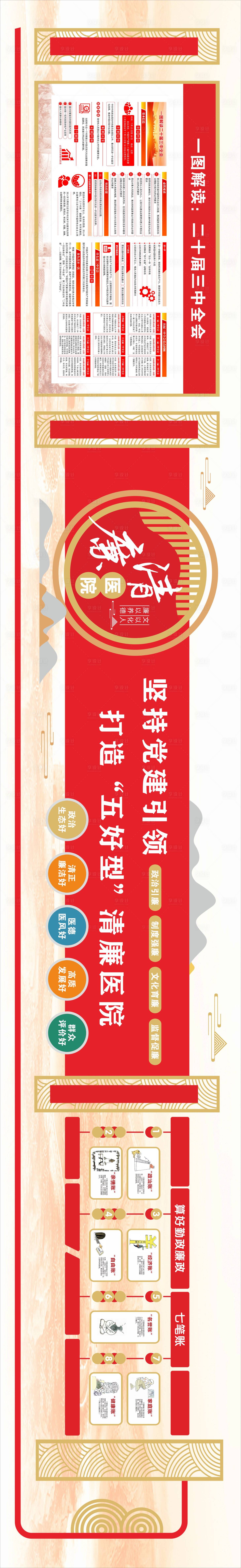 源文件下载【享设计】搜索编号：69560031666228274【廉洁文化展板】