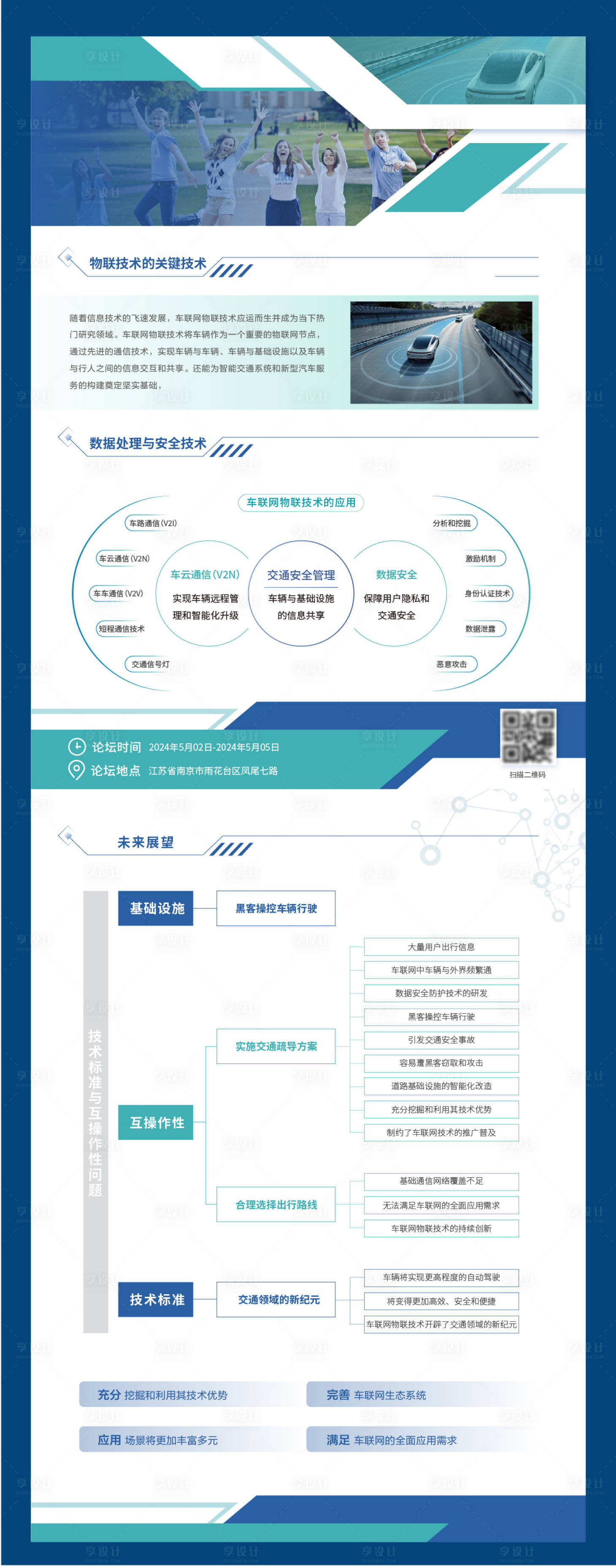 源文件下载【享设计】搜索编号：44740031486928475【蓝绿色产品汽车教育DM宣传单页】