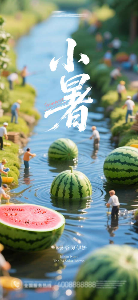 源文件下載【享設計】搜索編號：91270031182277566【小暑節氣海報】