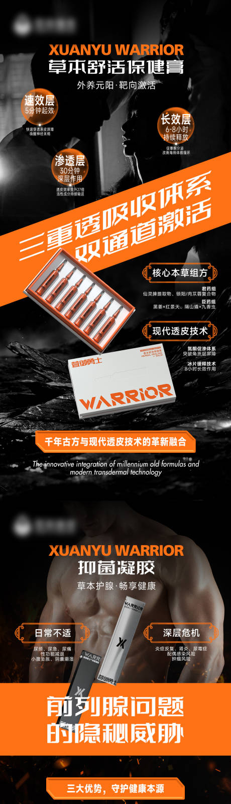 源文件下载【男性私护保健品海报】编号：26450031356266385