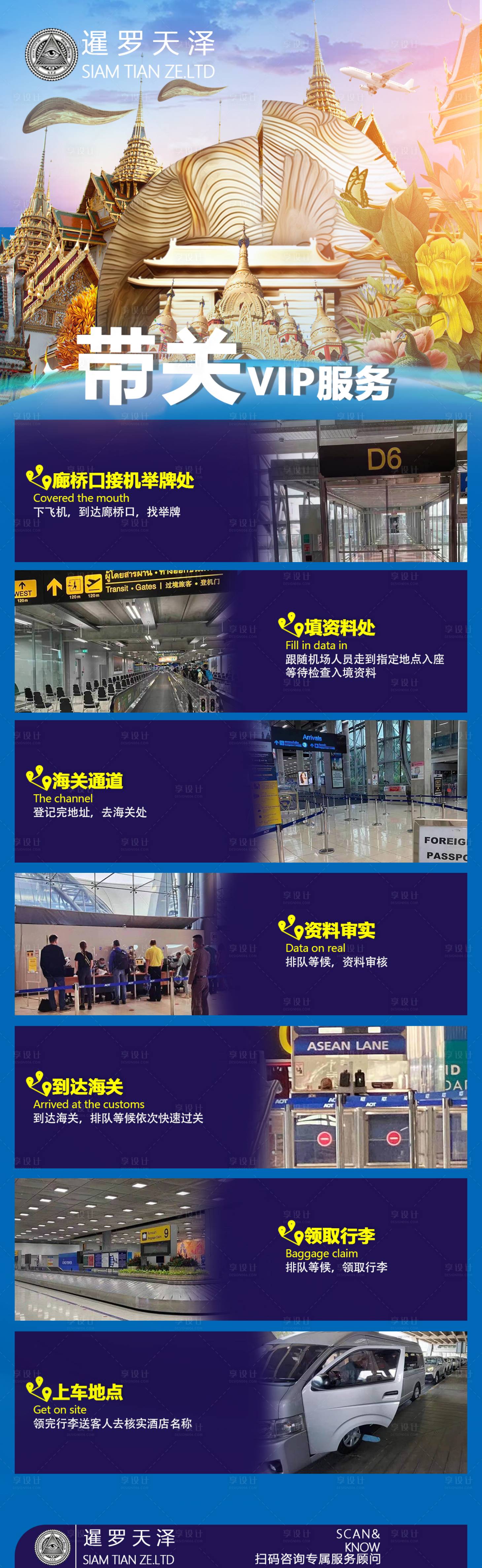 源文件下载【享设计】搜索编号：36510031547072711【旅游过关VIP长图海报】