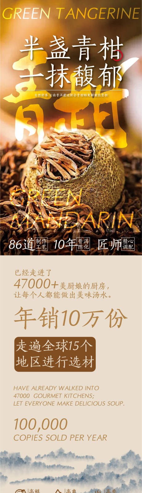 源文件下载【小青柑茶叶详情页】编号：35190031425433481