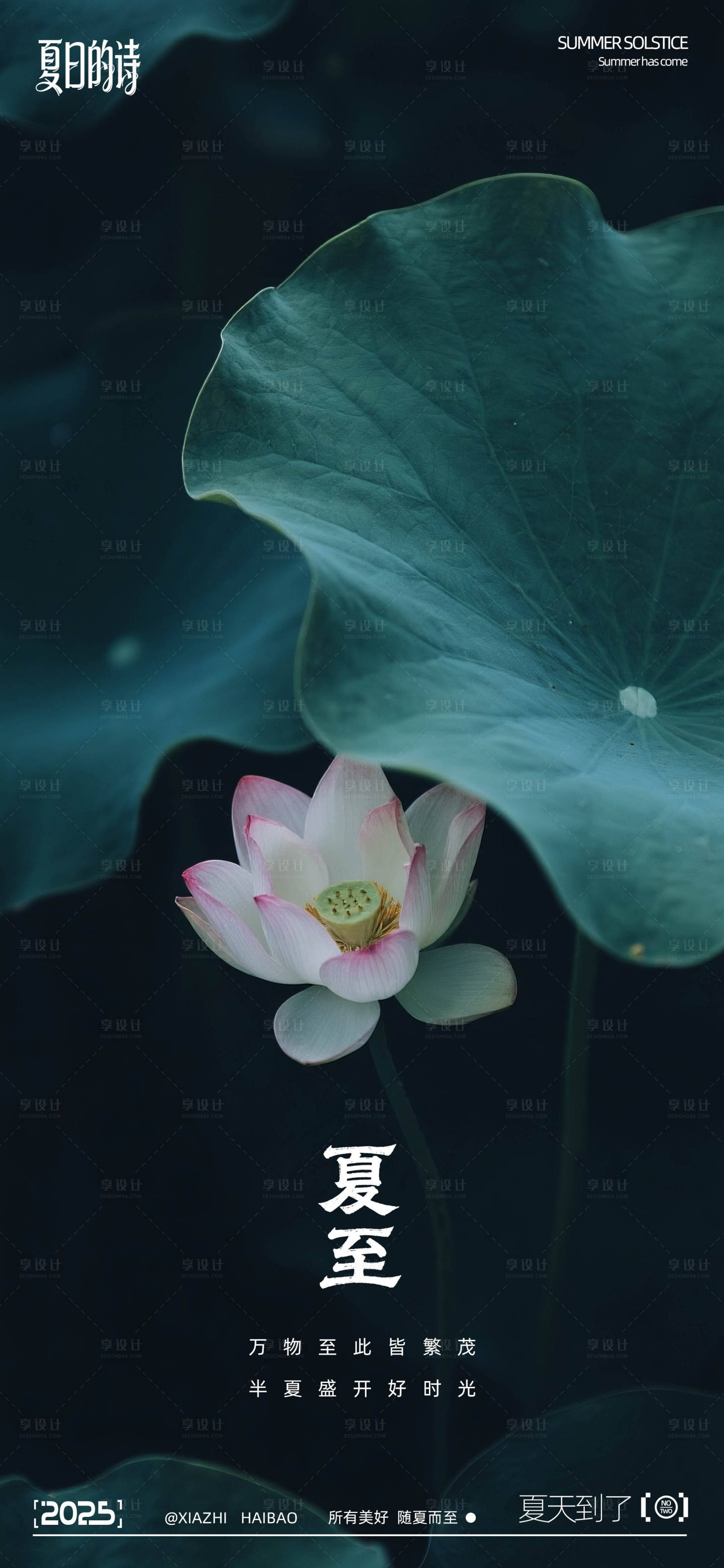 源文件下載【享設計】搜索編號：54600031317387292【夏至攝影寫實海報】