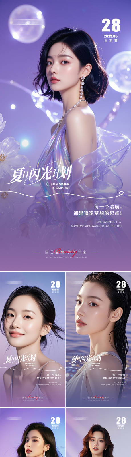 源文件下载【美业早安人物海报】编号：98630031604363767