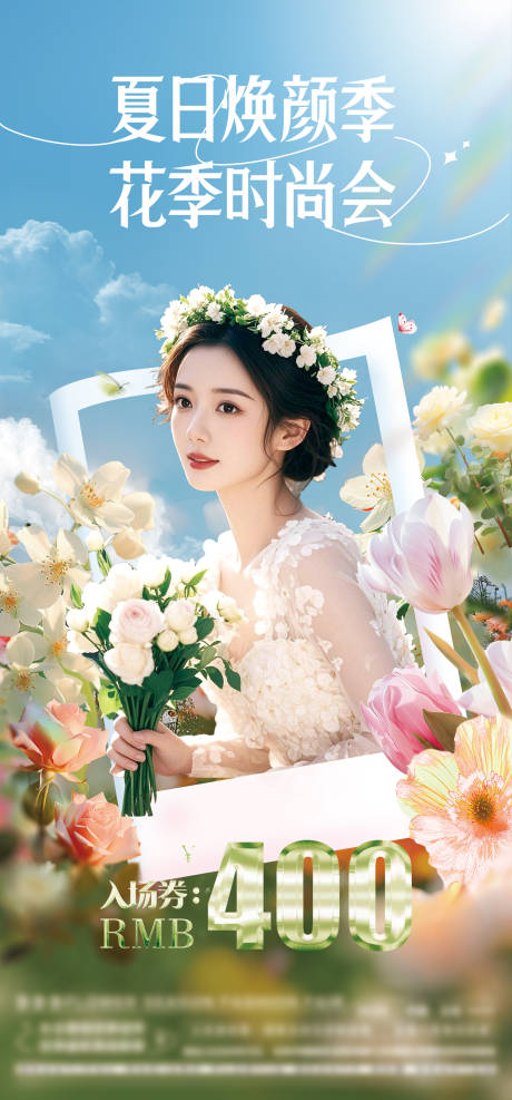 源文件下载【花季时尚会入场券海报】编号：42870031376046454