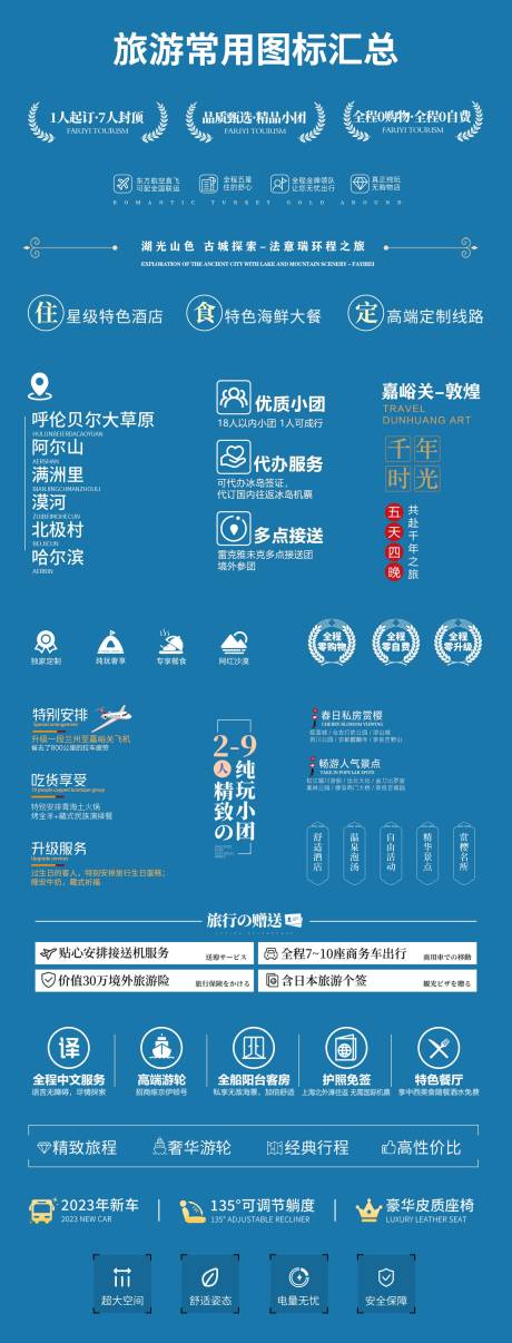 旅游常用标签汇总