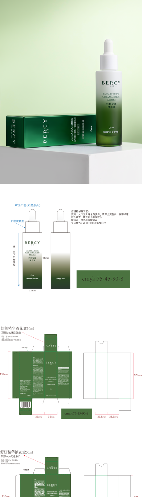 源文件下载【护肤产品精华液包装设计】编号：33060031413006725