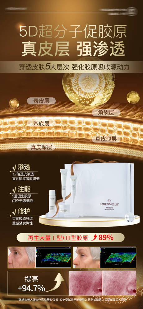 源文件下载【享设计】搜索编号：43930031151858566【黑金高端院线护肤品详情海报】