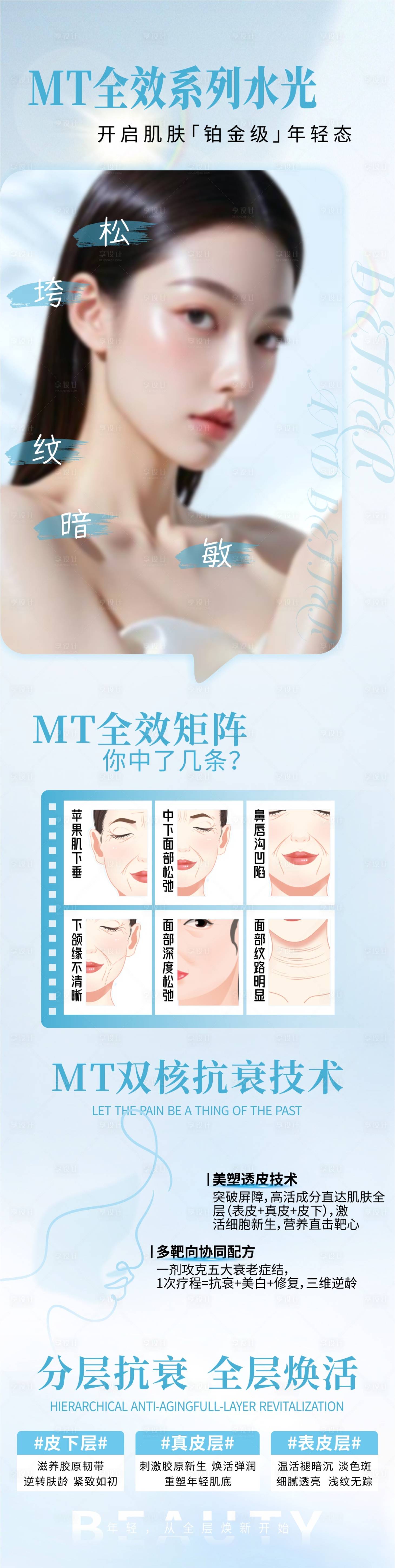 源文件下載【享設計】搜索編號：43520031542576976【醫美Mt全效系列水光長圖海報】