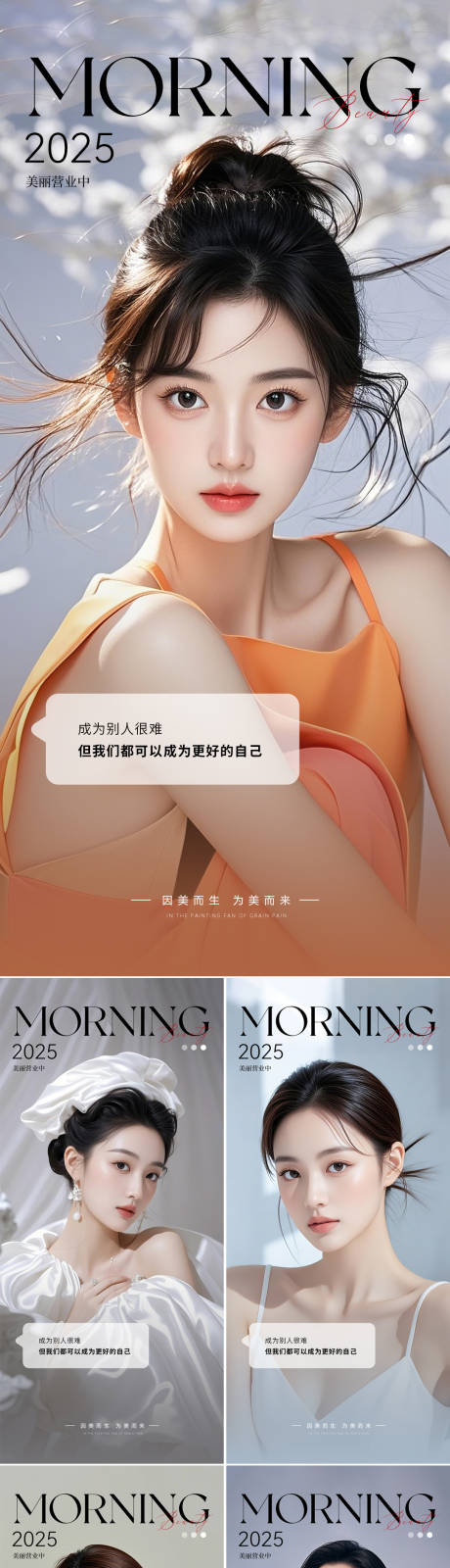 源文件下載【享設計】搜索編號：11610031435454019【美業早安日簽海報】