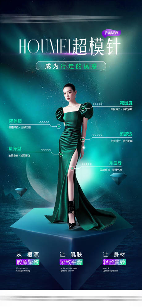 源文件下载【超模针海报】编号：50140031564492680