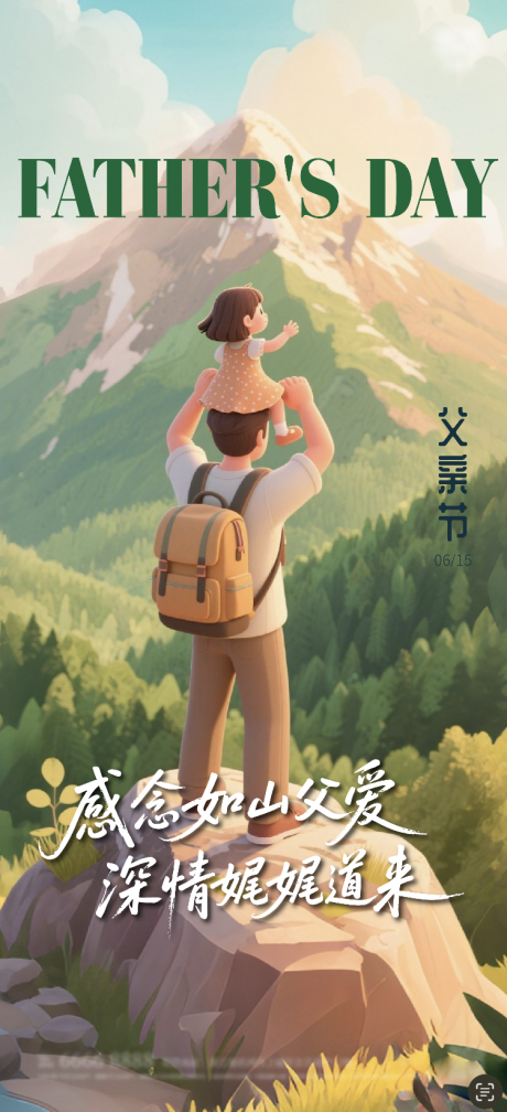 源文件下载【父亲节节日移动端海报】编号：20810031282612133