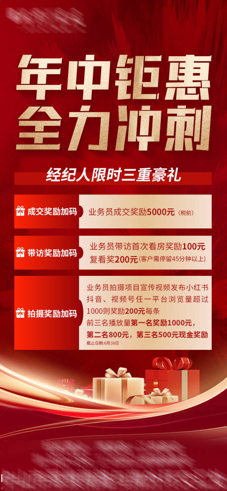 源文件下载【地产全民经纪人三重礼海报】编号：95260031579593050