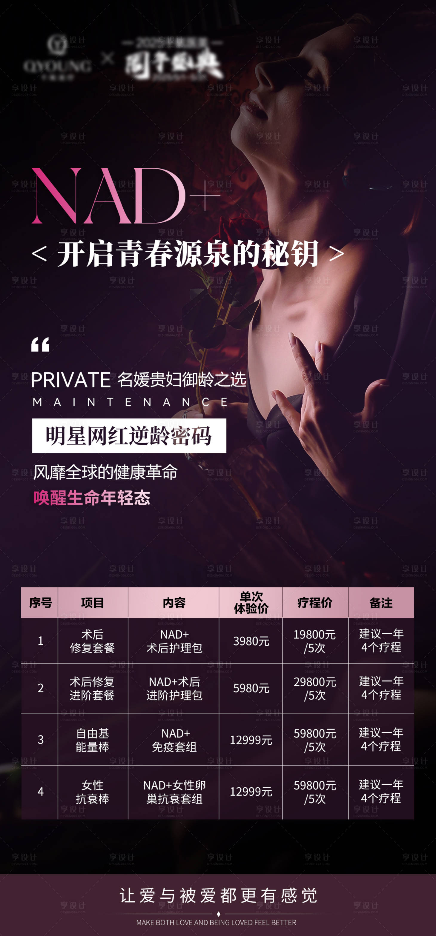 源文件下載【享設計】搜索編號：36700031636033847【醫美套餐價格表海報】