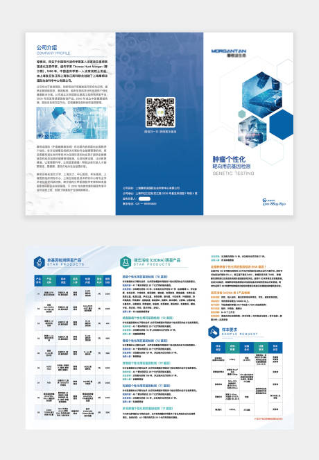 源文件下載【享設(shè)計(jì)】搜索編號(hào)：48180031957522933【生物醫(yī)藥科技公司三折頁(yè)】