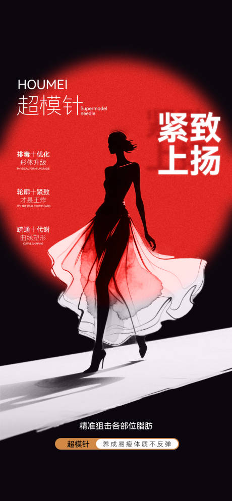 源文件下载【超模针紧致海报】编号：50420032110092995