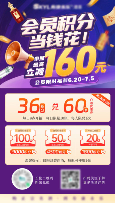 源文件下载【享设计】搜索编号：48600031712227171【积分兑换优惠券海报】