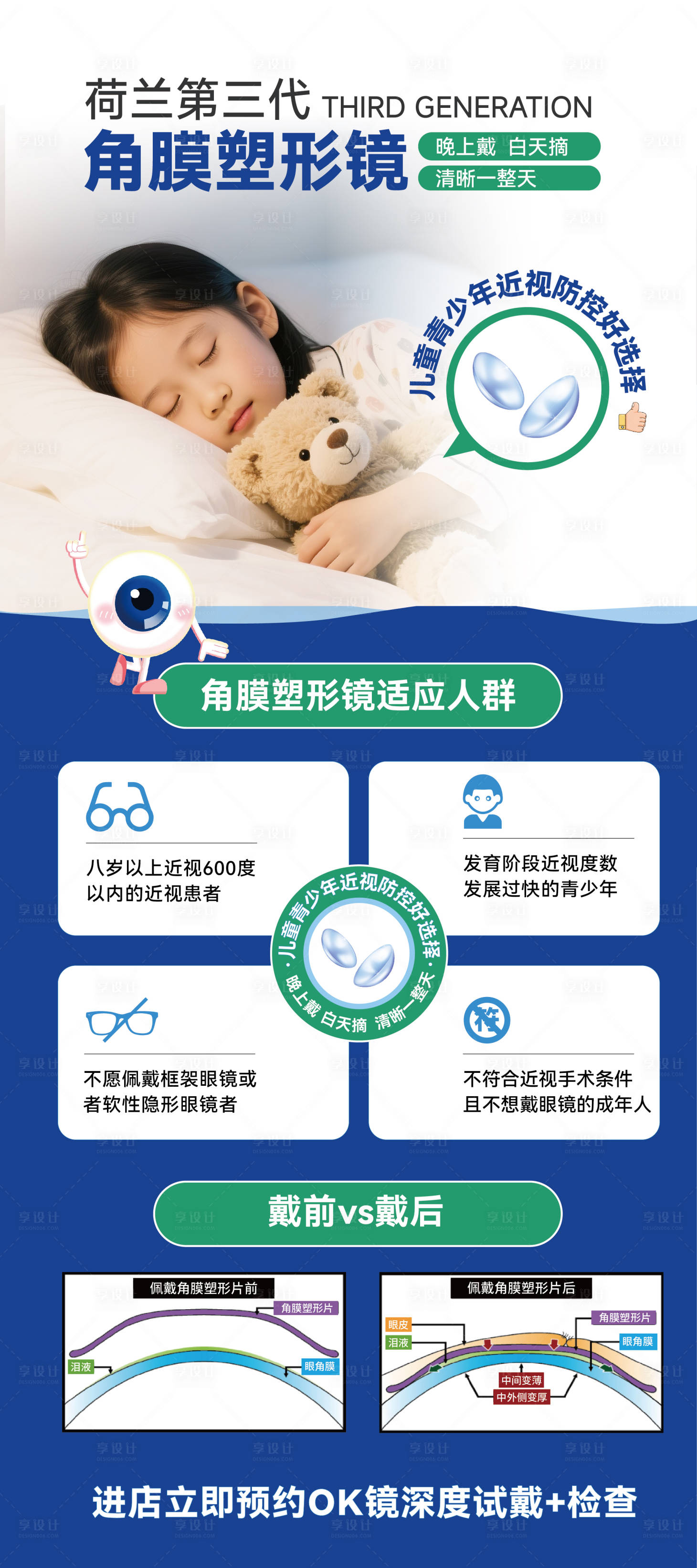 源文件下載【享設計】搜索編號：16930031878365406【角膜塑形鏡展架設計】