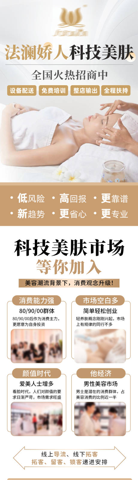 源文件下載【科技美膚招商加盟落地頁】編號：82180031844133255