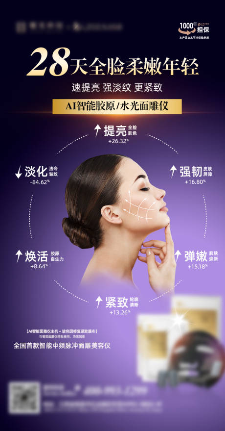 源文件下载【享设计】搜索编号：23730032101442813【美业抗衰海报】