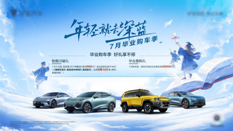 源文件下载【享设计】搜索编号：77420032181004538【毕业季汽车kv】