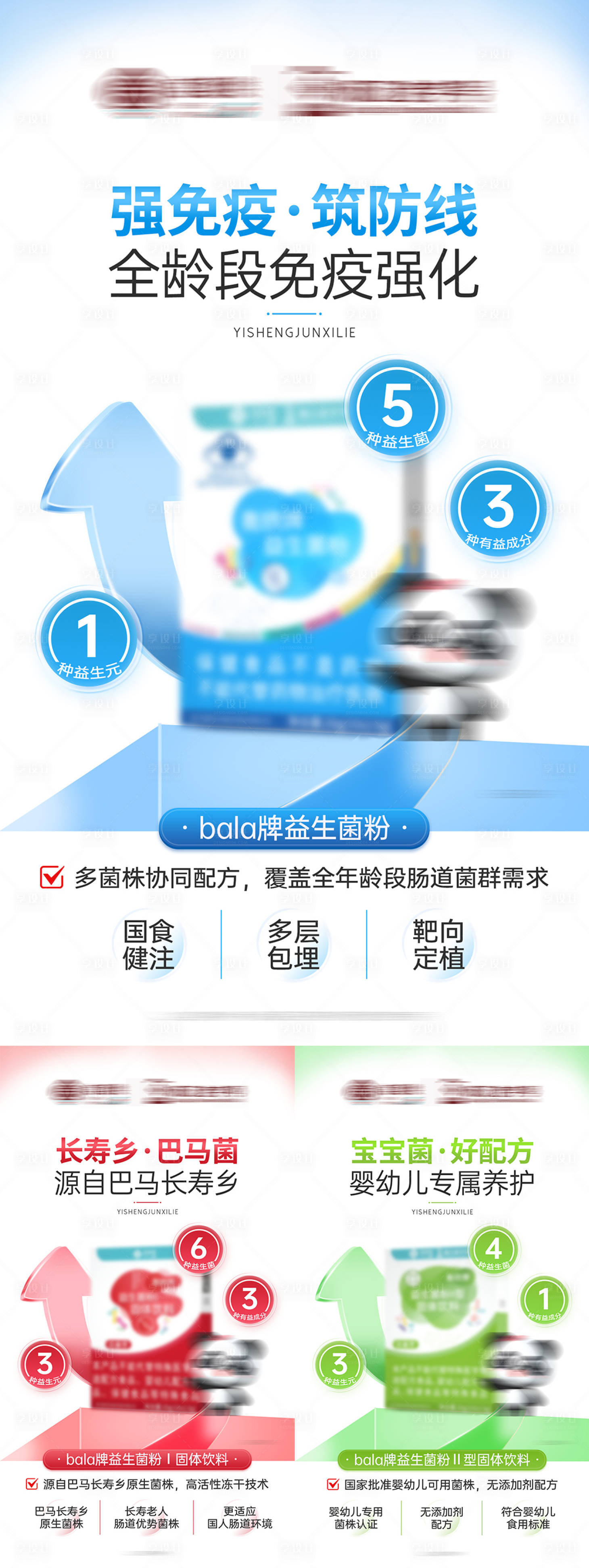 源文件下载【享设计】搜索编号：13500032216521877【益生菌保健产品海报】