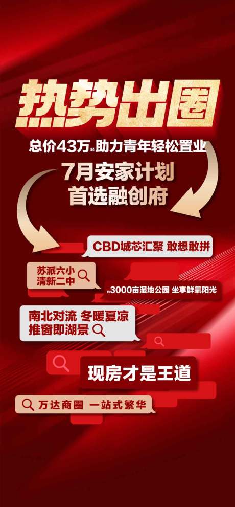源文件下載【享設計】搜索編號：62120031956201912【熱勢出圈海報】