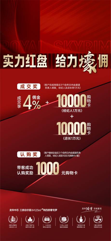 源文件下載【享設計】搜索編號：25640031724141092【促銷數字政策地產海報】