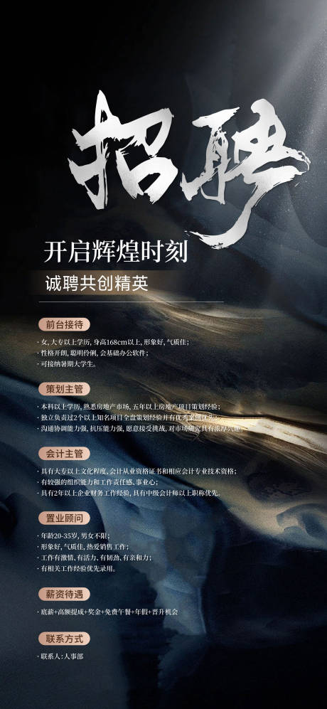 源文件下载【招聘海报】编号：70090031689738305