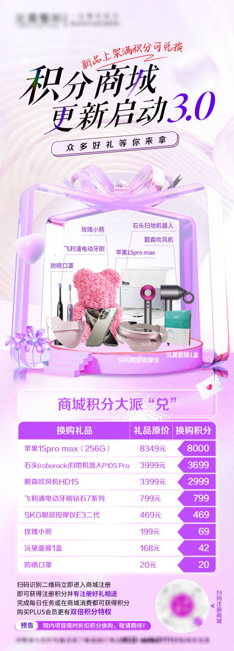 源文件下載【醫(yī)美商城積分兌換海報(bào)】編號(hào)：70410031764878780