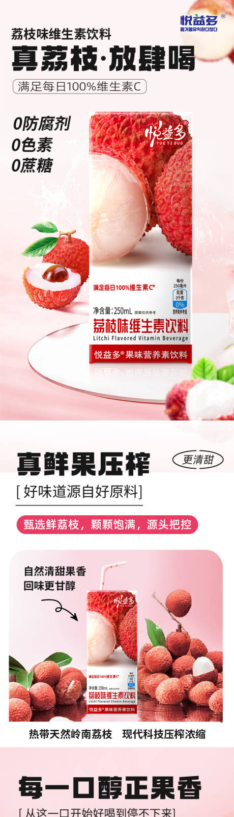 源文件下载【荔枝维C饮料电商详情页】编号：96760032095697599