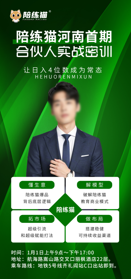 源文件下載【綠色人物單人海報(bào)】編號(hào)：32080031893849376