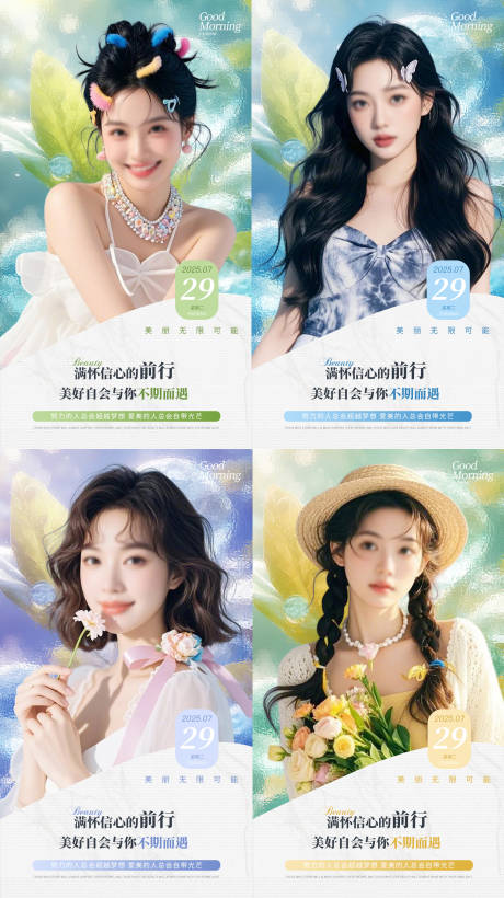 源文件下载【医美早安日签海报】编号：46730032211095767