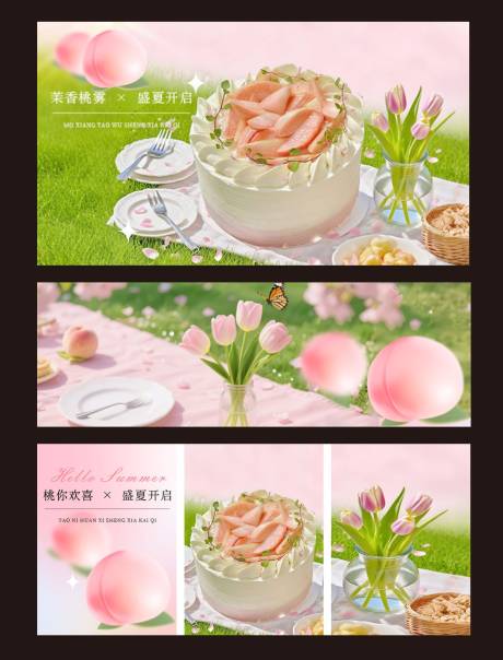 源文件下載【蛋糕外賣店鋪裝修招牌海報照片墻】編號：59830031957361849