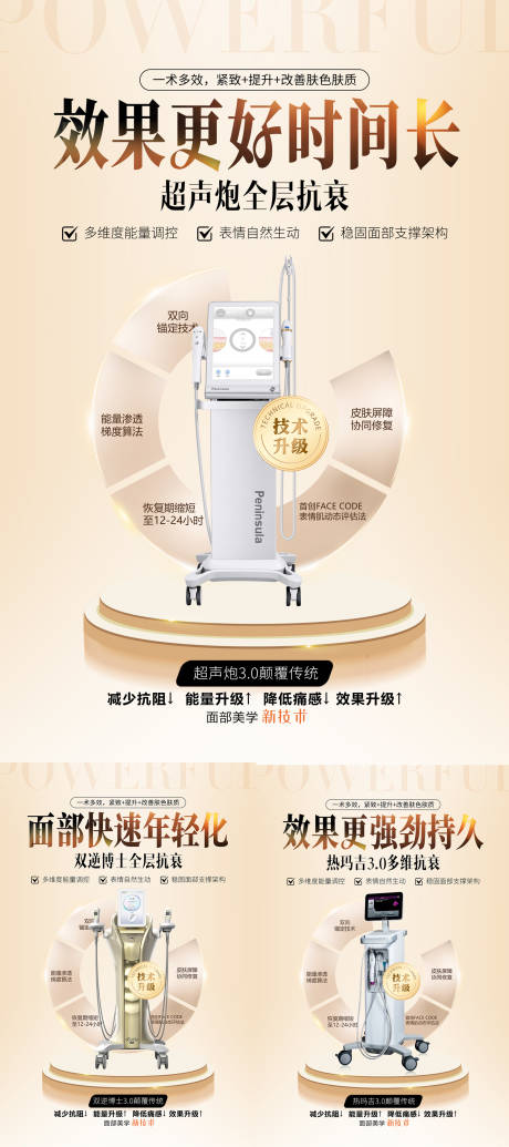 源文件下载【医美超声炮双逆博士热玛吉展板】编号：54840031718802701