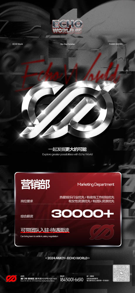 源文件下载【酒吧夜店招聘海报版式】编号：27490031930662922
