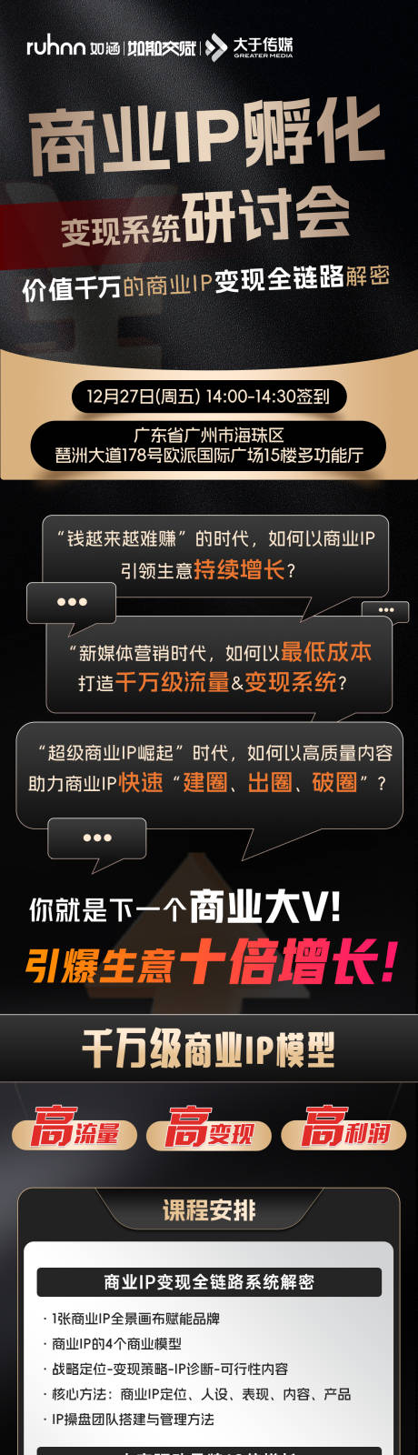 源文件下載【享設(shè)計(jì)】搜索編號(hào)：68350032211628046【商業(yè)IP孵化變現(xiàn)系統(tǒng)研討會(huì)長(zhǎng)圖海報(bào)】