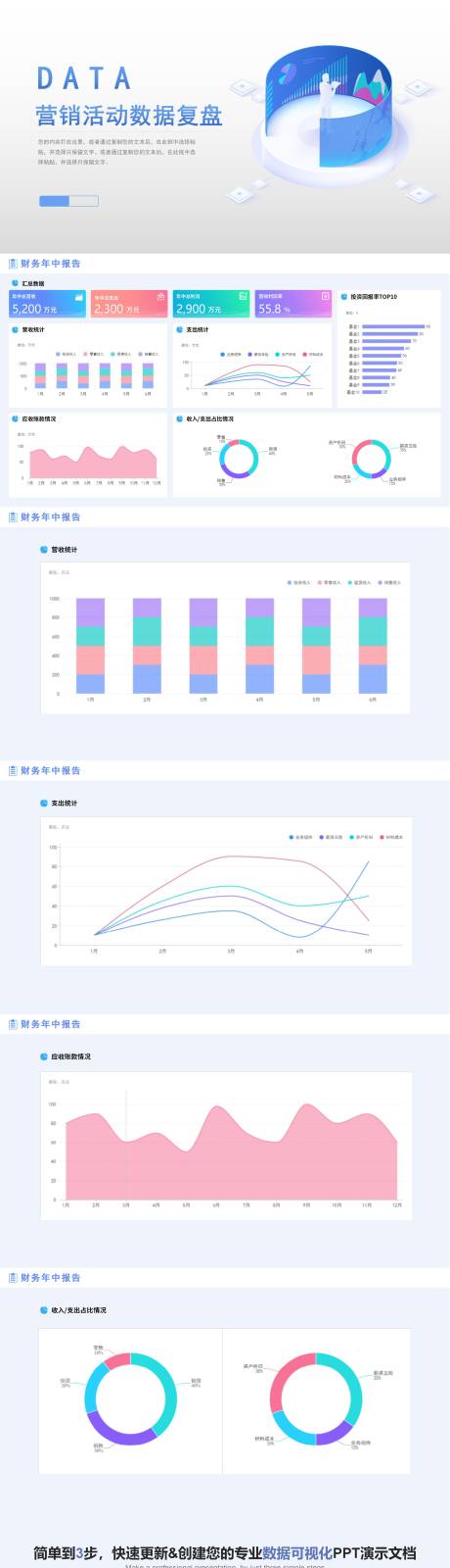 源文件下载【享设计】搜索编号：34470031989044686【动态数据可视化PPT演示文档】