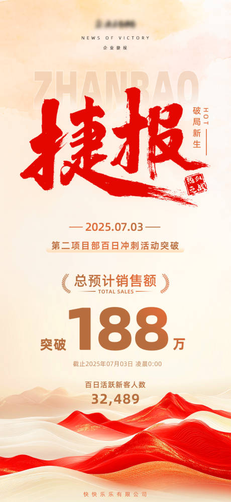 源文件下載【享設計】搜索編號：22680031729226352【企業銷售榮譽捷報】