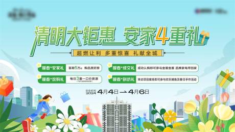 源文件下载【地产四重礼展板】编号：15550031992832304
