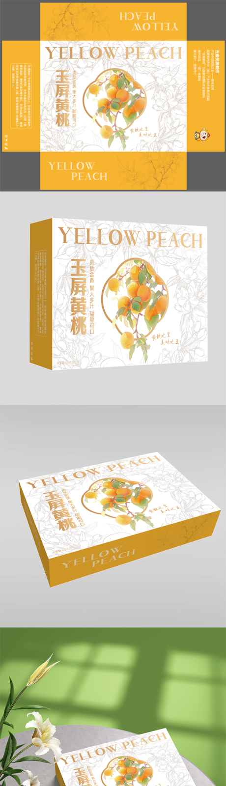 源文件下载【黄桃包装设计】编号：56310031768159346