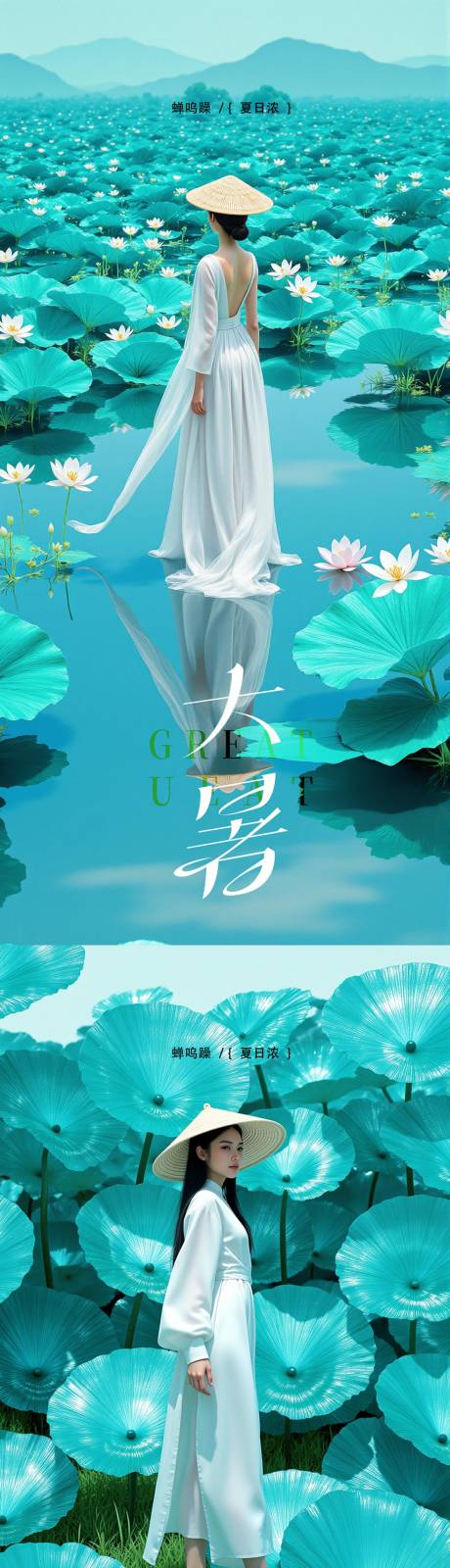源文件下载【大暑海报】编号：71670031947205415