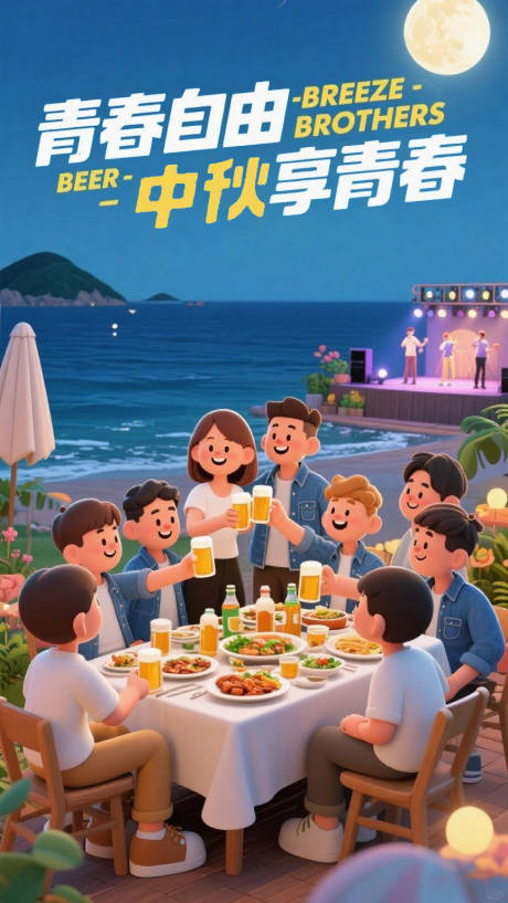 源文件下载【中秋节海报】编号：82930032124753766