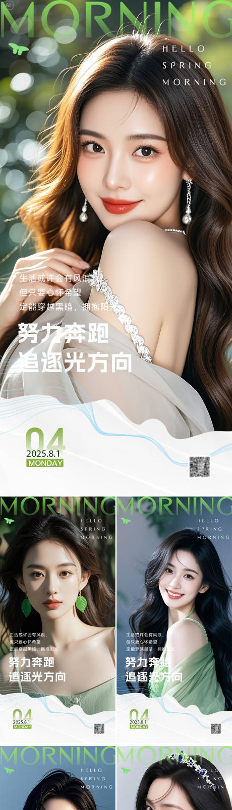 源文件下载【享设计】搜索编号：20910031719559998【早安图系列海报】