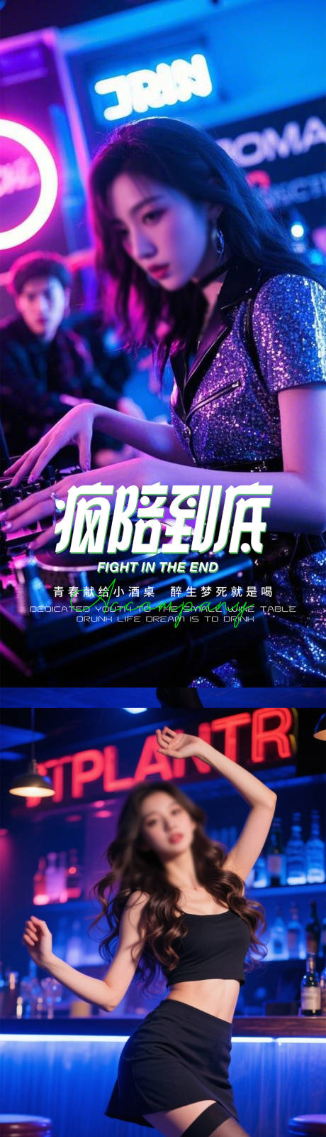 源文件下载【酒吧夜店转场海报】编号：41240031784039105