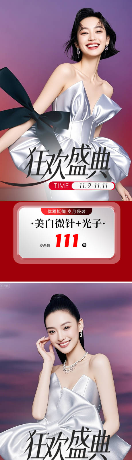 源文件下载【医美狂欢盛典系列海报】编号：85270031881385130
